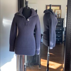 Grey Cable Knit Sweater